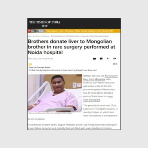 Featured in Times of India