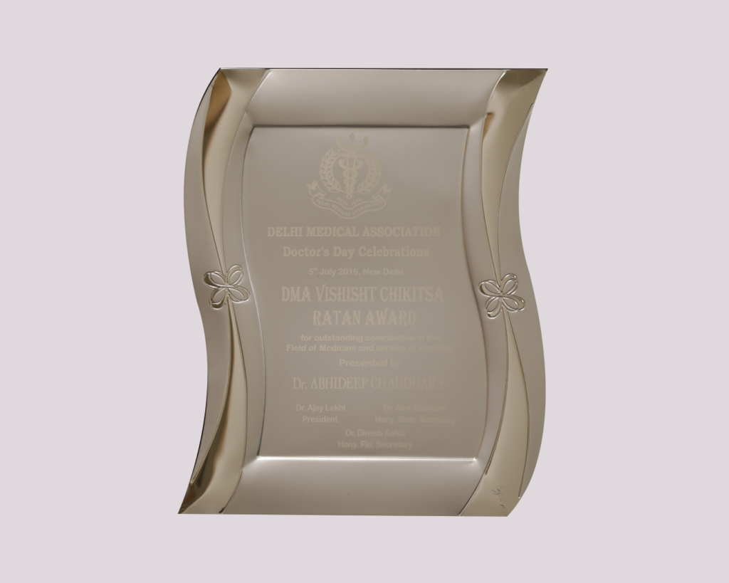 DMA Vishisht Chikitsa Ratan Award, Delhi Medical Association, 2015
